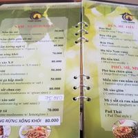 Menu1 at Thien Duyen in Ho Chi Minh City