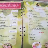 Menu3 at Thien Duyen in Ho Chi Minh City