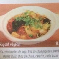 Ragoût végétal (8€) at Bodhi Vegan in Paris