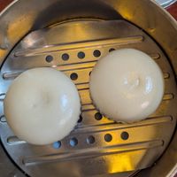 Lotus Buns for dessert at Bodhi Vegan in Paris