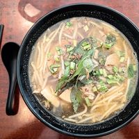 BIG bowl of Pho at Bodhi Vegan in Paris