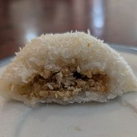 Traditional coconut pearls at Bodhi Vegan in Paris