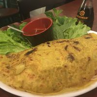 Crêpe vietnamienne (farine de riz et lait coco à priori) at Bodhi Vegan in Paris