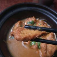 Vegan "chicken", sooo tasty at Bodhi Vegan in Paris