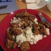 Caramelized chicken (take away) at Bodhi Vegan in Paris