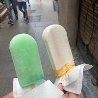 Mojito lolly, coconut & mango lolly  at Gud Polos Helados in Barcelona