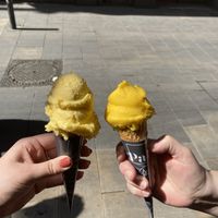   at Gelateria Palau in Barcelona