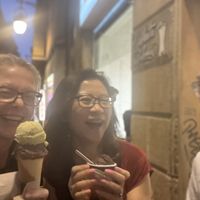 Nice treat after concert!  at Gelateria Palau in Barcelona