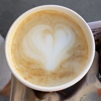 Latte with almond milk 🤍 at 4coffee soul food in Split