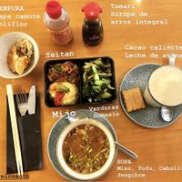 Menu of the day at Deshima in Amsterdam