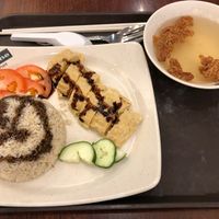 Vegan chicken rice. Tasty! at Xuan Miao Vegan 炫妙 - Jurong Point in West Singapore
