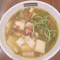 Mee hoon kueh at Xuan Miao Vegan 炫妙 - Jurong Point in West Singapore