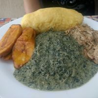 main dish at Mama Africa in Sao Paulo