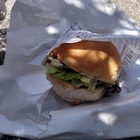 Vegan burger to go at ViP Burger in Ercolano
