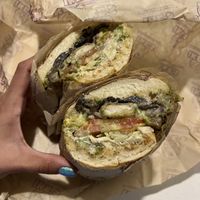 Vegan pumpkin (tbh my least favorite sandwich that I’ve tried from Ike’s)  at Ike's - University Ave in San Diego