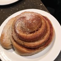 Vegan ‘skillingsboller’ at Godt Brød Fløyen in Bergen