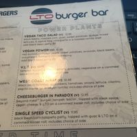 Options at LTO at LTO Burger & Bites in Greenville