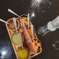 Chutney,  green not vegan 😑 at Accha in Chiang Mai