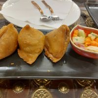 Veg samosas at Accha in Chiang Mai