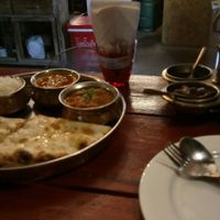 Vegetarian combo meal at Accha in Chiang Mai