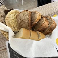Veganes Schlemmerfrühstück Brotkorb   at Cafe Sahneweiss in Bonn
