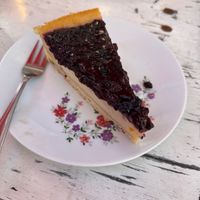Vegan Blueberry Cheesecake  at Cafe Sahneweiss in Bonn
