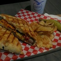 vegan panini  at Hubbards Cove Coffee in Hubbards