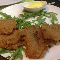 Cotoletta di funghi vegan at Piperita in Casalnuovo Di Napoli