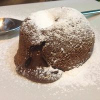 Flan al cioccolato vegetariano at Piperita in Casalnuovo Di Napoli