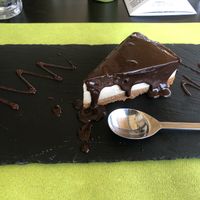 Chocolate cheesecake-vegan at Piperita in Casalnuovo Di Napoli