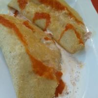 quesadilla version vegana at La Doña Gastronomia Mexicana in Gijon