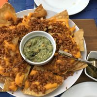nachos cochinita pibil  at La Doña Gastronomia Mexicana in Gijon