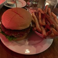 The impossible burger  at DLUX in Madison