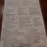 Menu 2 at DLUX in Madison