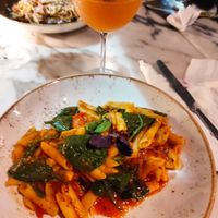 pasta with arrabiata sauce at Tables - Maybe closed in Ferrel