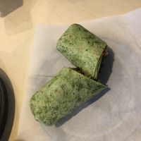 The vegan wrap at Sunshine Drip Coffee Lounge in Coupeville
