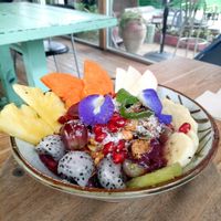 Acai bowl at Rustic & Blue in Chiang Mai