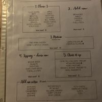 Menu, part II at NAAY in Holbox