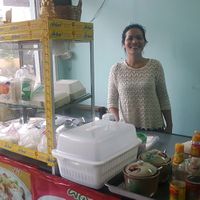 Toon the owner of the restaurant at Ahan Jay Taan Bun in Mukdahan