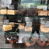 Vegan option flapjacks and energy balls at Oatopia - Kiosk in Croydon