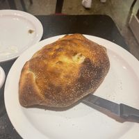 Mac n cheese calzone   at CyBelle's Front Room in San Francisco