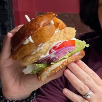 Vegan sandwich  #Veganuary at CyBelle's Front Room in San Francisco