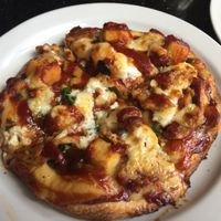bbq chicken pizza at CyBelle's Front Room in San Francisco
