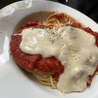 Chicken parm  at CyBelle's Front Room in San Francisco