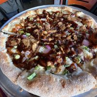 Vegan BBQ Chicken Pizza  at CyBelle's Front Room in San Francisco