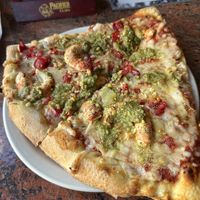 monster slice of vegan bubba gump   at CyBelle's Front Room in San Francisco