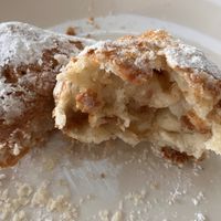 beignet with cheesecake filling  at CyBelle's Front Room in San Francisco