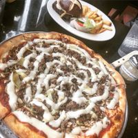 Impossible pizza  at CyBelle's Front Room in San Francisco