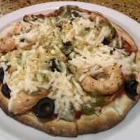 Yummy pizza at CyBelle's Front Room in San Francisco