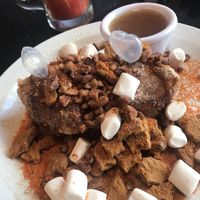 Pumpkin pie beignets  at CyBelle's Front Room in San Francisco